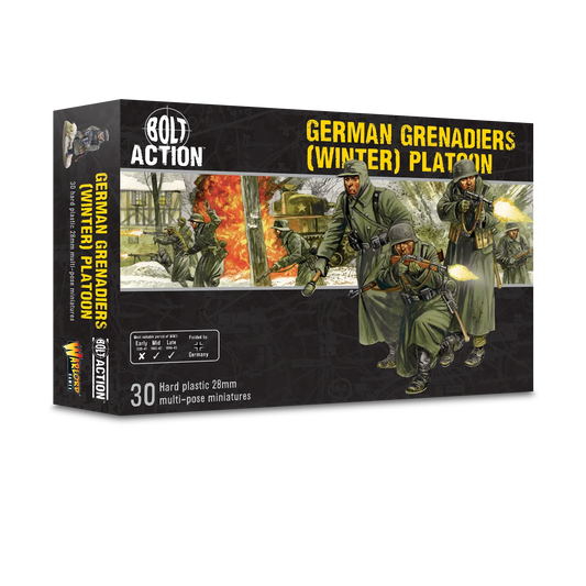 Bolt Action - German Infantry (Winter) (Plastic)