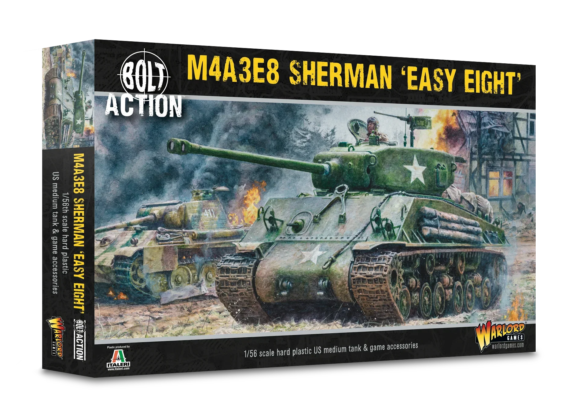Bolt Action - M4A3E8 Sherman 'Easy Eight' Tank (Plastic)