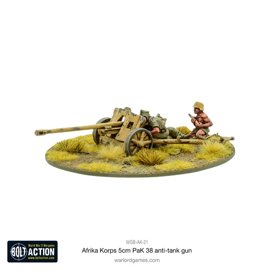 Bolt Action - Afrika Korps 5cm PaK 38 Anti-Tank Gun