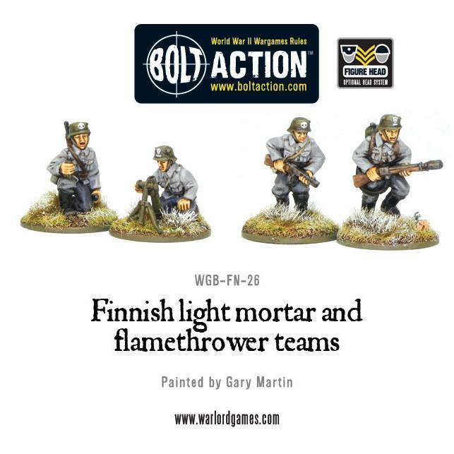 Bolt Action - Finnish Light Mortar and Flame Thrower Teams