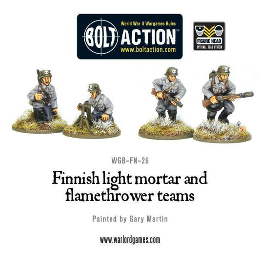 Bolt Action - Finnish Light Mortar and Flamethrower Teams