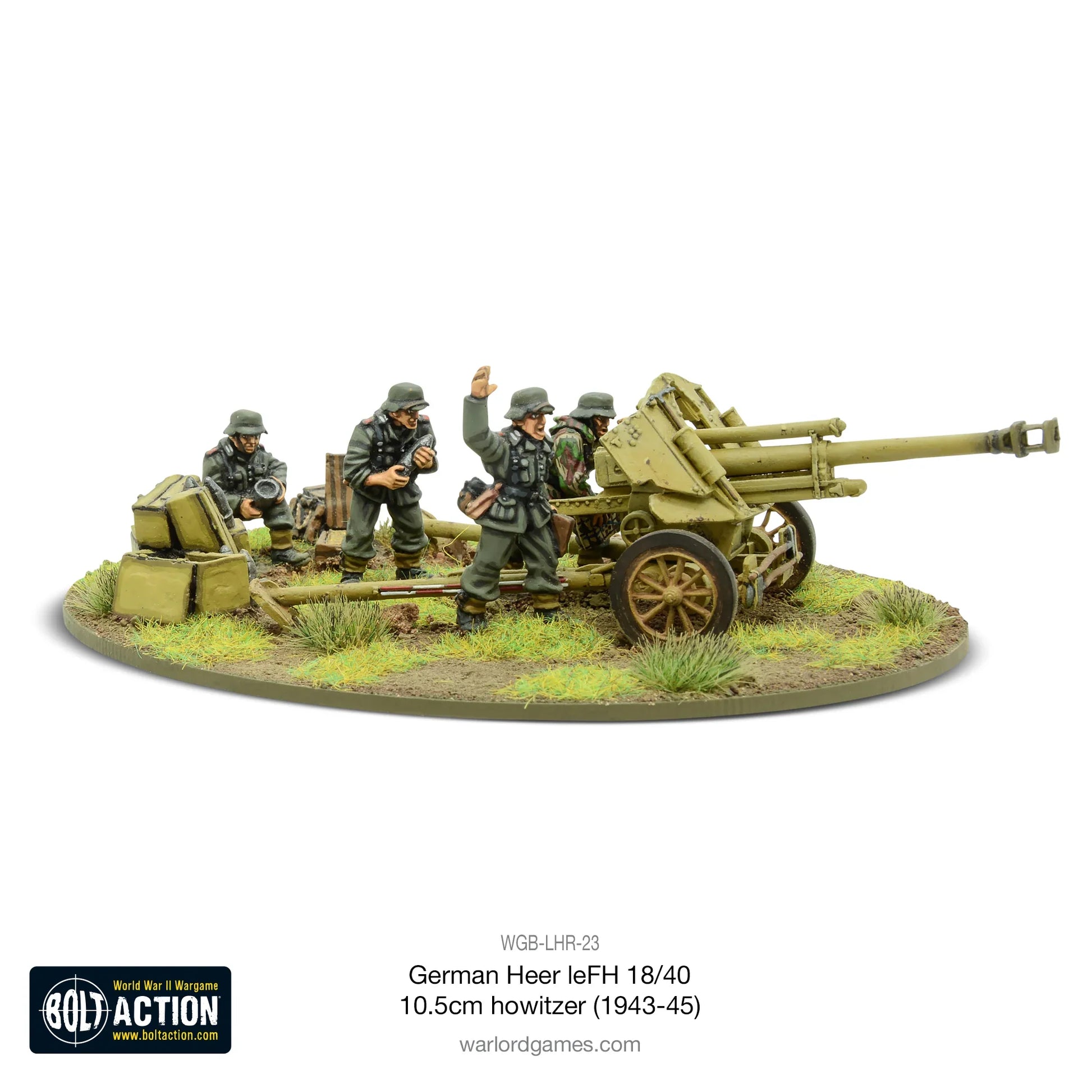 Bolt Action - German Heer leFH 18/40 10.5cm Howitzer