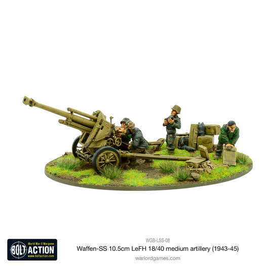 Bolt Action - Waffen-SS 10.5cm LeFH 18/40 Medium Artillery (1943-45)