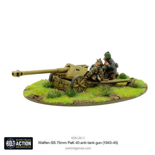 Bolt Action - Waffen-SS 75mm PaK 40 Anti-Tank Gun (1943-45)