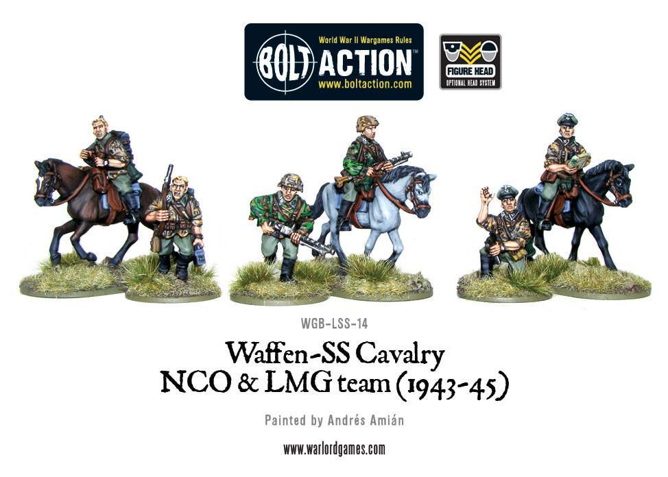 Bolt Action - Waffen-SS Cavalry NCO & LMG Team