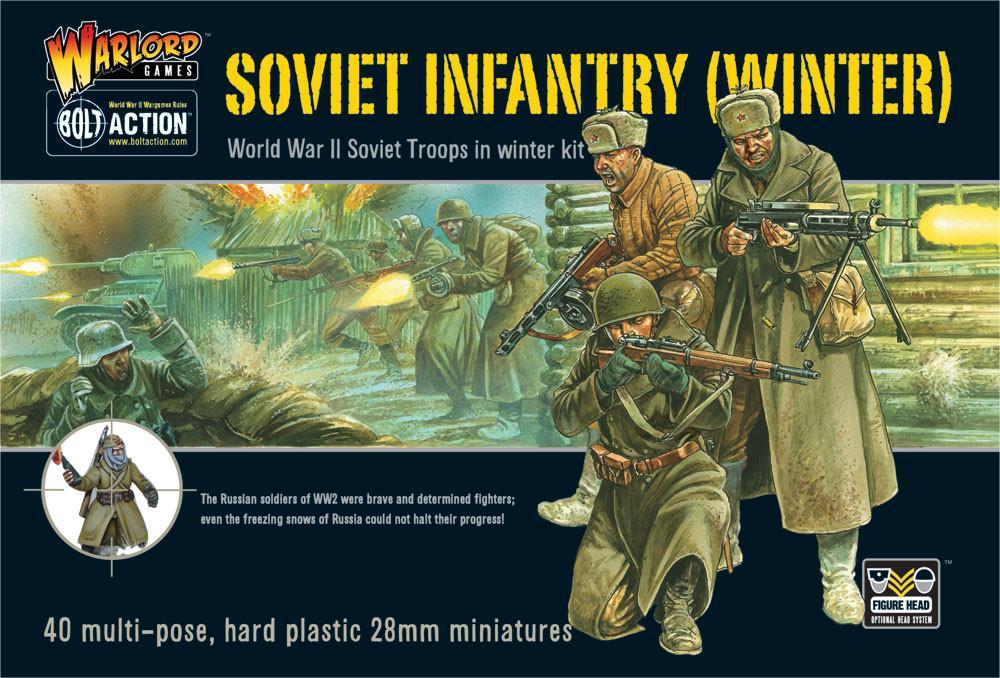 Bolt Action - Soviet Infantry (Winter) (Plastic)