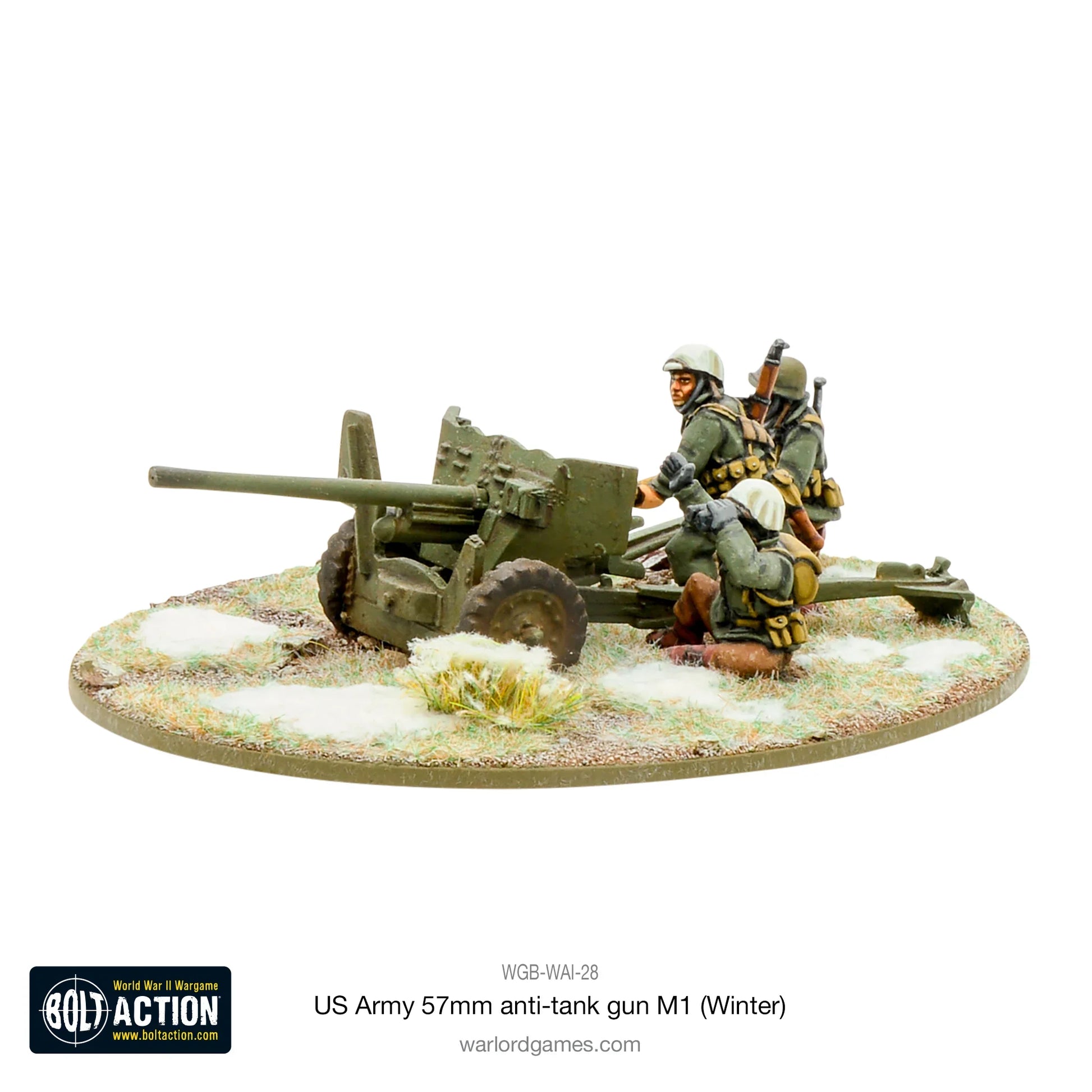 Bolt Action - US Army (Winter) M1 57mm Anti-Tank Gun