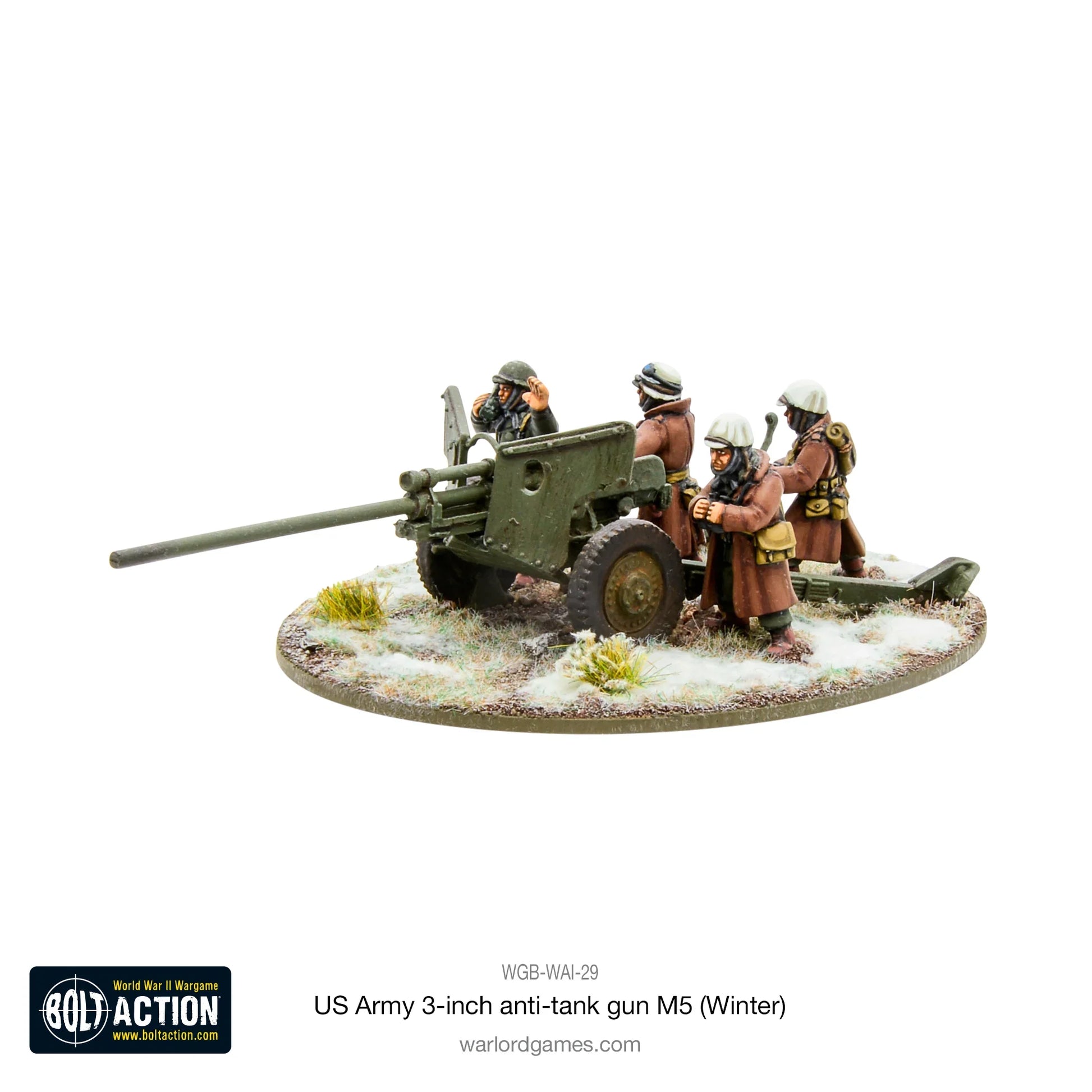Bolt Action - US Army (Winter) M5 3" AT Gun