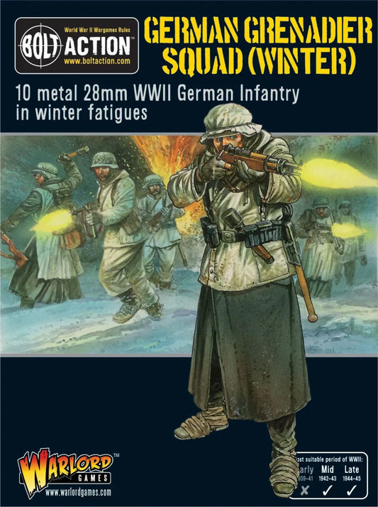 Bolt Action - German Grenadiers in Winter Clothing Squad