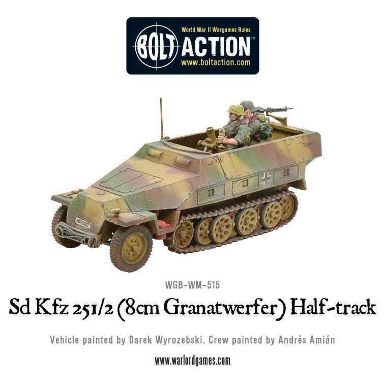 Bolt Action - Sd.Kfz 251/2 Ausf D (8cm Granatwerfer) Half Track