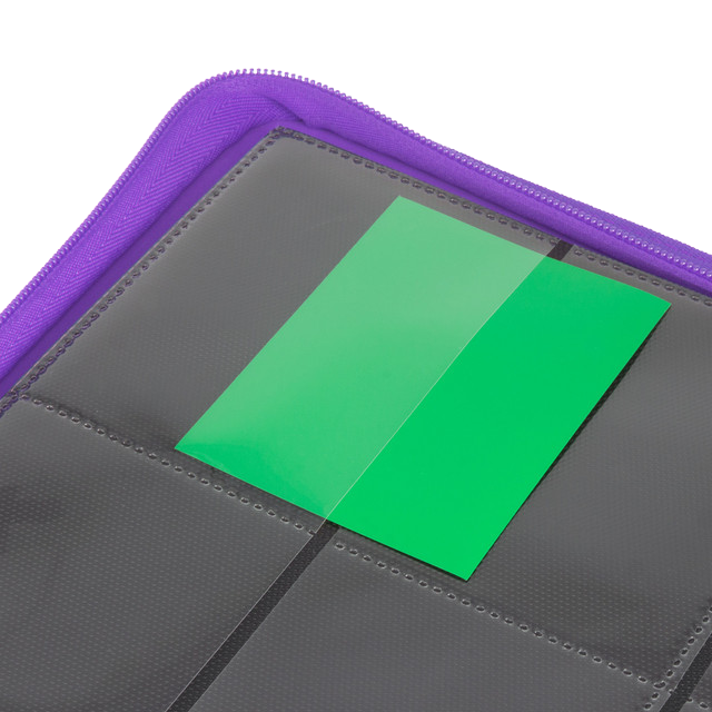 Palms Off Gaming Collector's Series 9 Pocket Zip Trading Card Binder - Purple