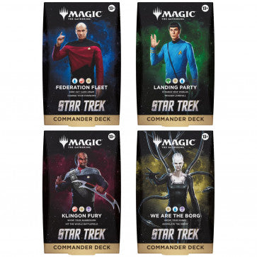 MTG Star Trek Commander Decks (4 pack)