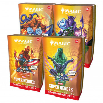 MTG Marvel Super Heroes Collector Commander Decks (4 Pack)