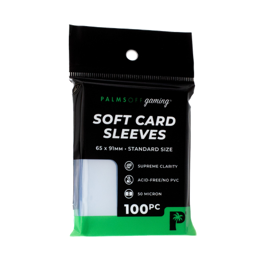 Palms Off Gaming Soft Sleeves - Standard Size - 100pc